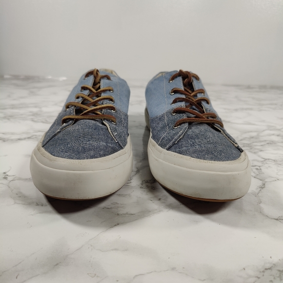 Sperry Topsider Haven Chambray Lace Up Sneakers Size 8 - Picture 4 of 9